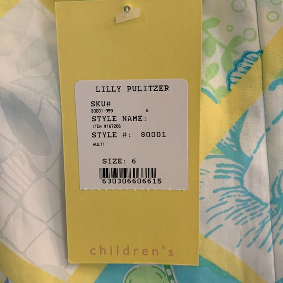 LILLY PULITZER SHIFT CHILDRENS DRESS - Picture 3 of 10